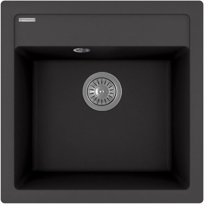 Изображение товара Кухонная мойка Florentina Липси 20.450.C0510.302 из искусственного кварца черная Изображение товара Кухонная мойка Florentina Липси 20.450.C0510.302 из искусственного кварца черная