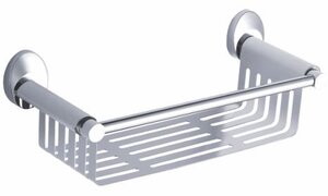 Изображение товара Полка Fixsen Europa FX-21823 хром настенная латунная 34,5x14x11 см