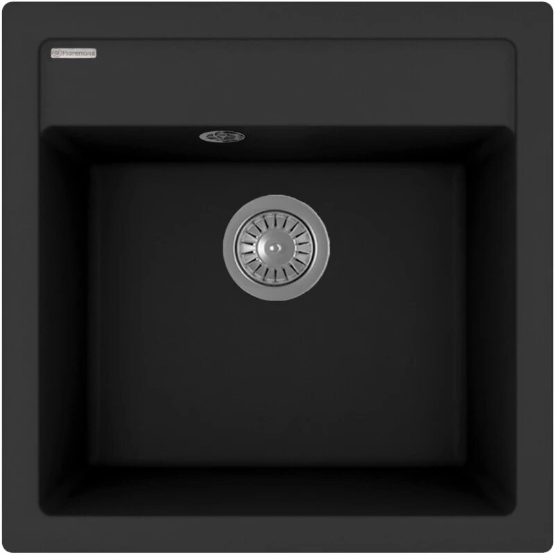 Изображение товара Кухонная мойка Florentina Липси 20.450.C0510.102 из кварца черная Изображение товара Кухонная мойка Florentina Липси 20.450.C0510.102 из кварца черная