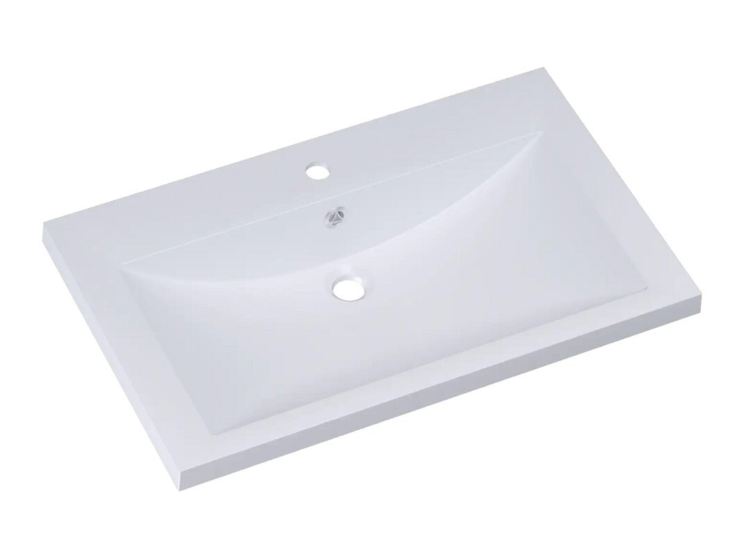 Изображение товара Раковина Florentina Анита 80 см прямоугольная из искусственного камня с переливом