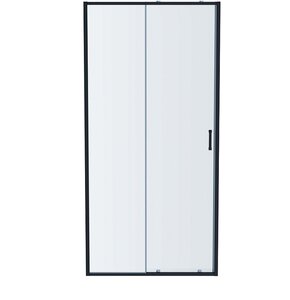 Изображение товара Душевая дверь Aquatek Ария AQ ARI RA 10020GM, 100 см, стекло прозрачное, профиль оружейная сталь