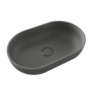 Изображение товара Раковина накладная Florentina Асти 10.340.00550.307, 55 см, кварцевый композит, серый шелк