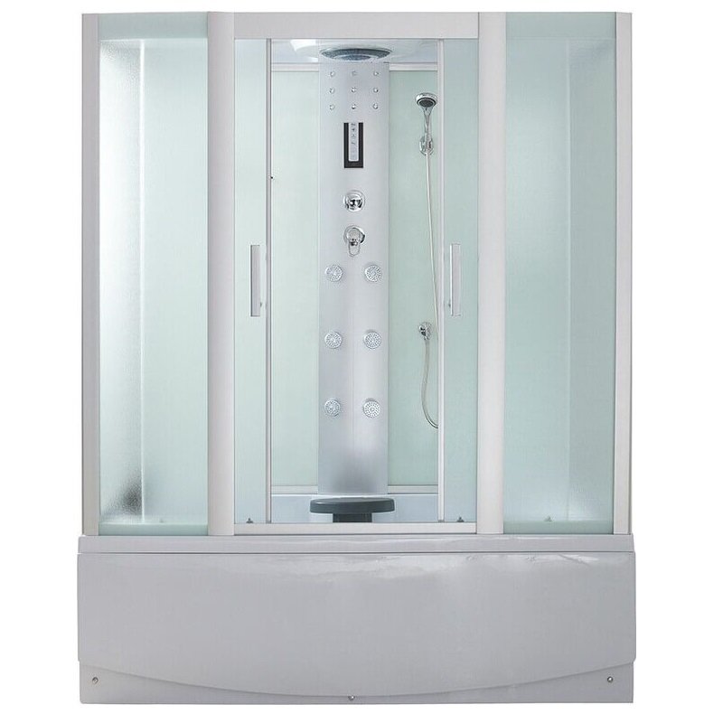 Изображение товара Душевой бокс Erlit Comfort ER4517TP-C3-RUS, 168 x 80 см, стекло матовое, профиль сатин Изображение товара Душевой бокс Erlit Comfort ER4517TP-C3-RUS, 168 x 80 см, стекло матовое, профиль сатин