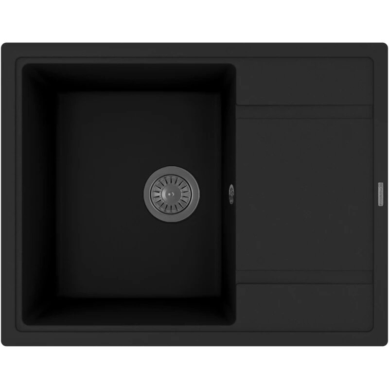 Изображение товара Кухонная мойка Florentina Липси из искусственного камня нуар 65x51 см с угловым монтажем Изображение товара Кухонная мойка Florentina Липси из искусственного камня нуар 65x51 см с угловым монтажем