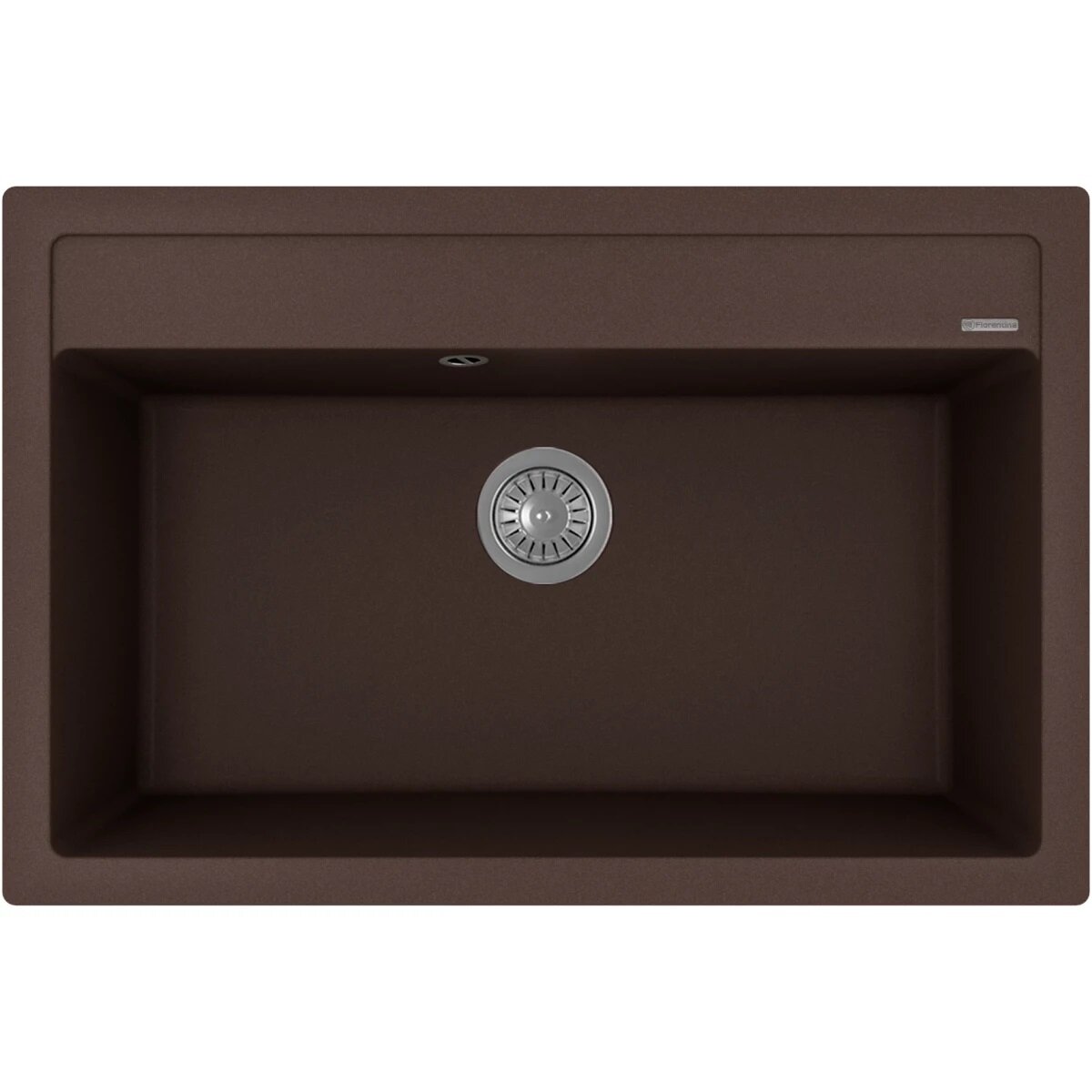Изображение товара Кухонная мойка из искусственного кварца Florentina Липси 77x51 см матовая брауни