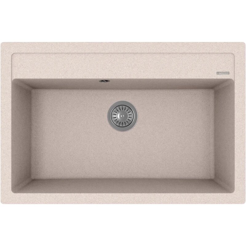 Изображение товара Кухонная мойка Florentina Липси из искусственного кварца бежевый 77x51 см Изображение товара Кухонная мойка Florentina Липси из искусственного кварца бежевый 77x51 см