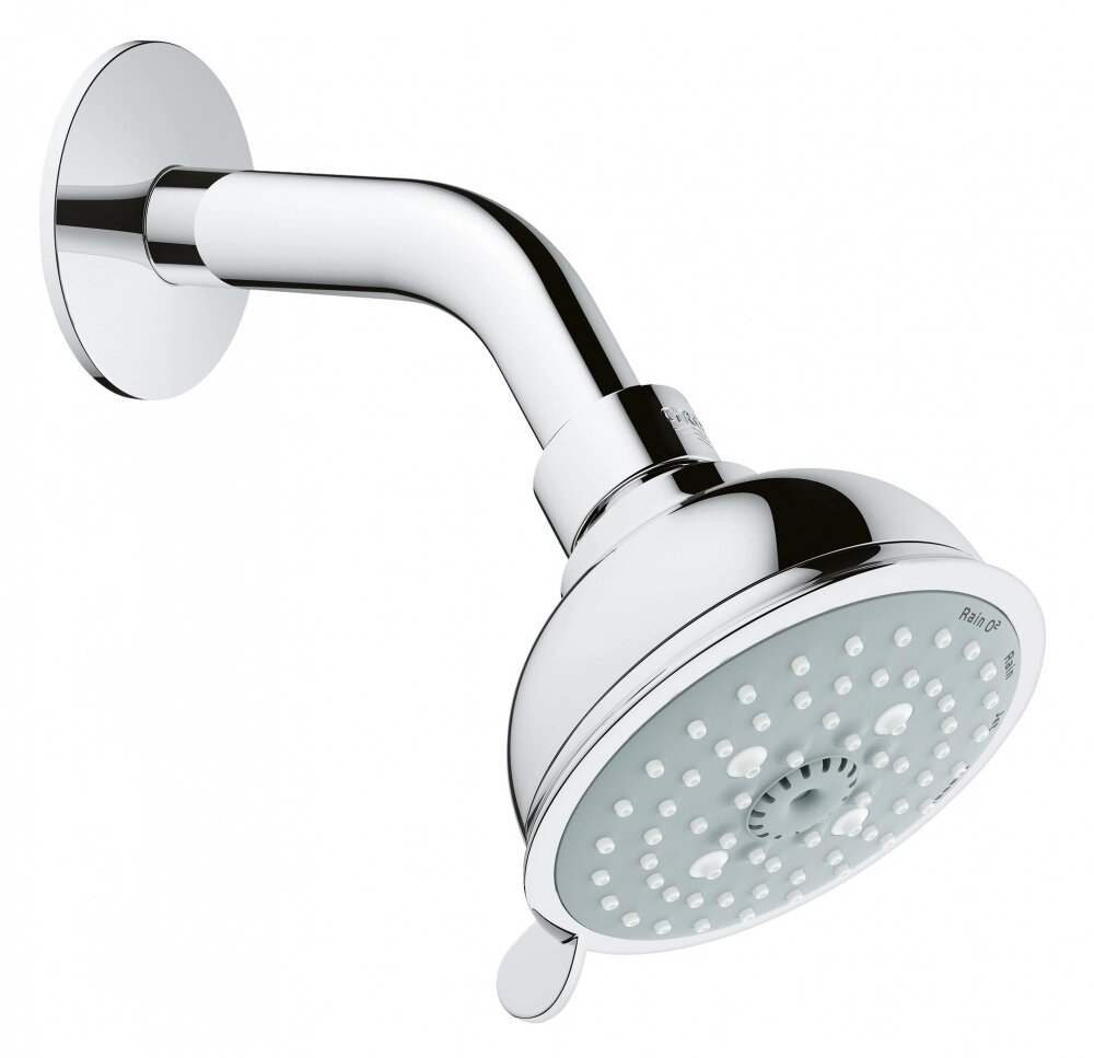Изображение товара Верхний душ Grohe New Tempesta Rustic 100 IV 26089001 (26089000), 100х100 мм, 4 режима струи, с держателем