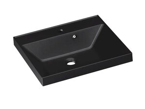 Изображение товара Раковина Florentina Астория 10.170.00500.302, 50 см, кварцевый композит, антрацит