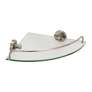 Изображение товара Полка Fixsen Modern FX-51503A угловая хромированная стеклянная