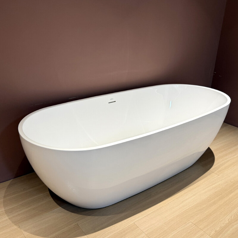 Изображение товара Акриловая ванна Abber AB9263-1.6 160x80 см белая отдельностоящая