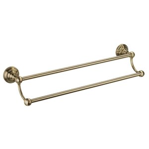 Изображение товара Полотенцедержатель Fixsen Retro FX-83802 двойной, 63 см, бронза