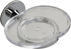 Изображение товара Мыльница Fixsen Round FX-92108 хром настенная для ванной