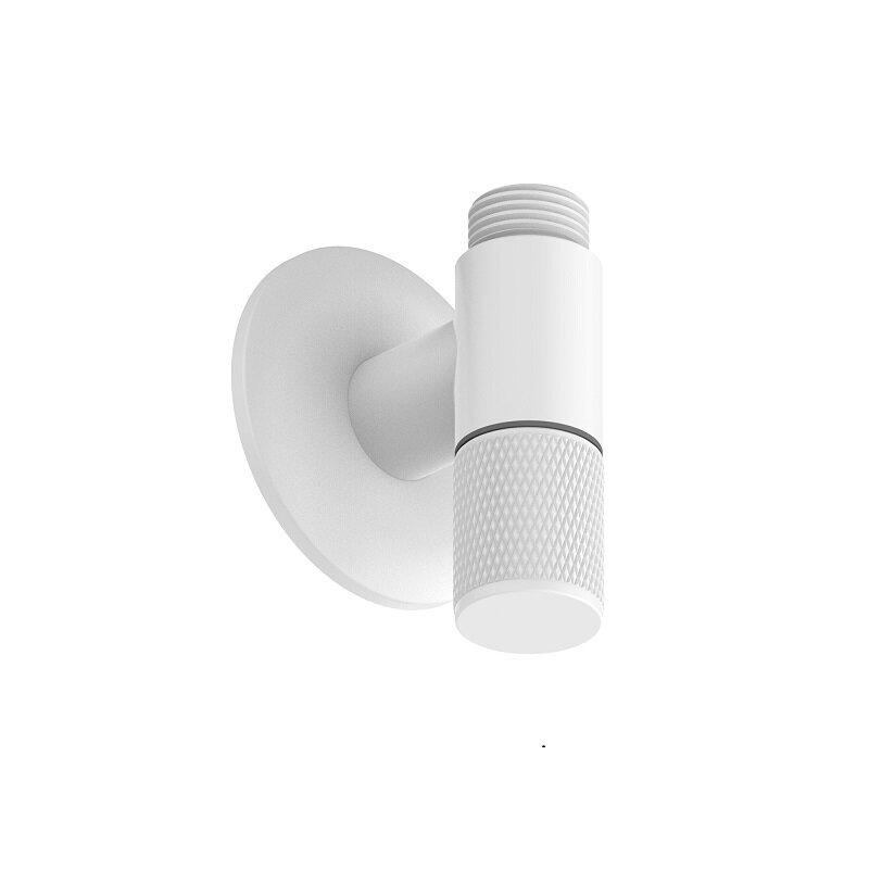 Изображение товара Угловой запорный кран-вентиль WasserKRAFT A366 белый Soft-touch 1/2