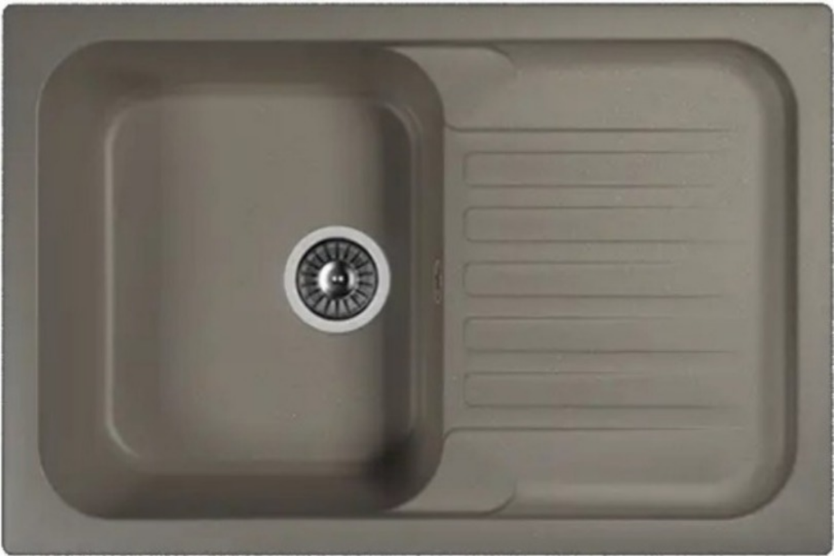 Изображение товара Кухонная мойка Dr. Gans Адель из литьевого мрамора 78 см серый
