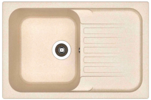 Изображение товара Мойка кухонная Dr. Gans, Адель, 25.090.C0780.403, 78 см, литьевой мрамор, латте