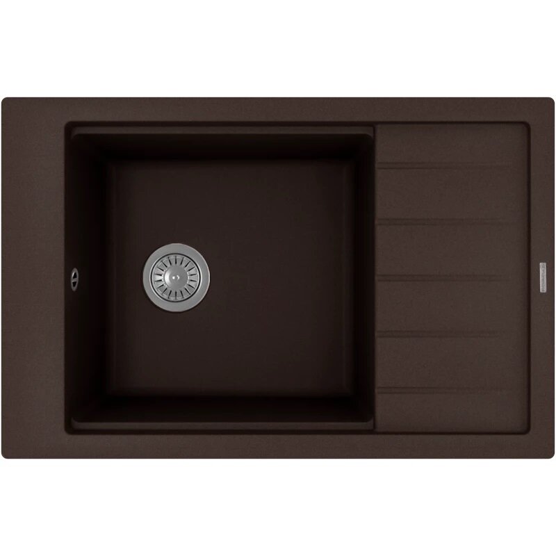 Изображение товара Кухонная мойка из искусственного кварца Florentina Липси 78x51 см матовая брауни