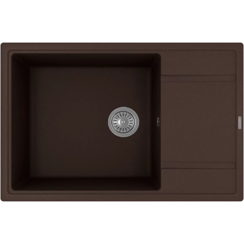 Изображение товара Кухонная мойка Florentina Липси из искусственного кварца 78x51см брауни с антибактериальными свойст