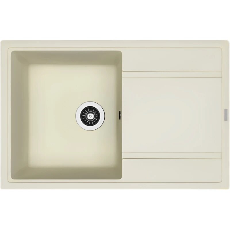 Изображение товара Кухонная мойка Florentina Липси из искусственного кварца 78x51 см шампань