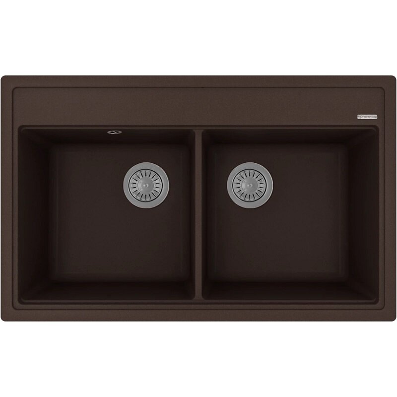 Изображение товара Кухонная мойка Florentina Липси 20.370.E0820.206 из искусственного кварца, коричневая Изображение товара Кухонная мойка Florentina Липси 20.370.E0820.206 из искусственного кварца, коричневая