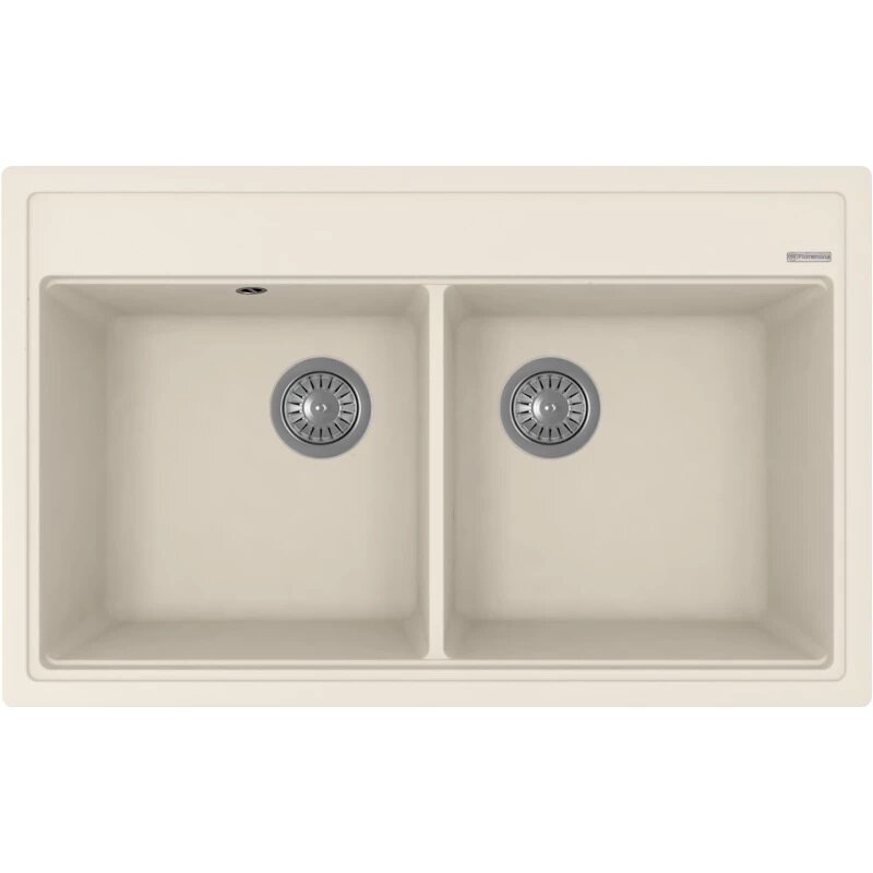 Изображение товара Кухонная мойка из искусственного кварца флорентина липси шампань 82х51х21,7 см двухчашевая Изображение товара Кухонная мойка из искусственного кварца флорентина липси шампань 82х51х21,7 см двухчашевая