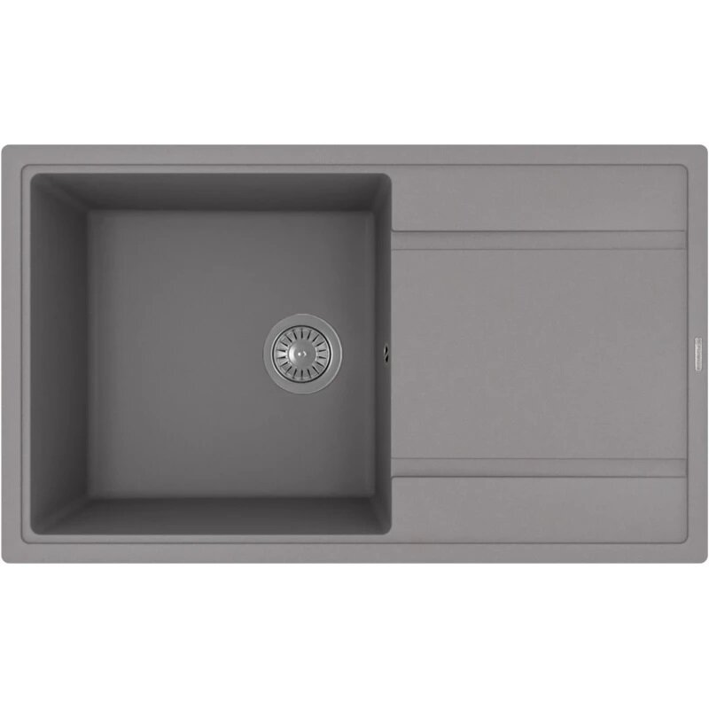 Изображение товара Мойка кухонная Florentina Липси 20.130.D0860.307 из искусственного кварца серый шелк