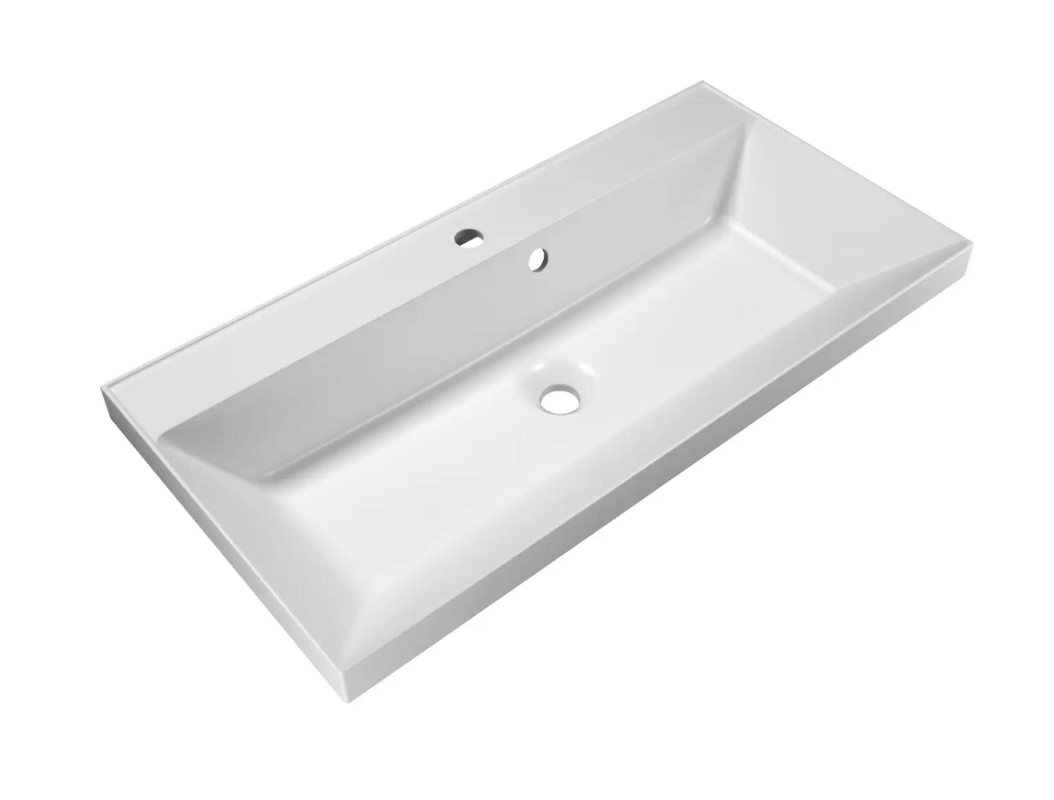 Изображение товара Раковина Florentina Астория 10.170.00900.001 90 см из искусственного камня белая