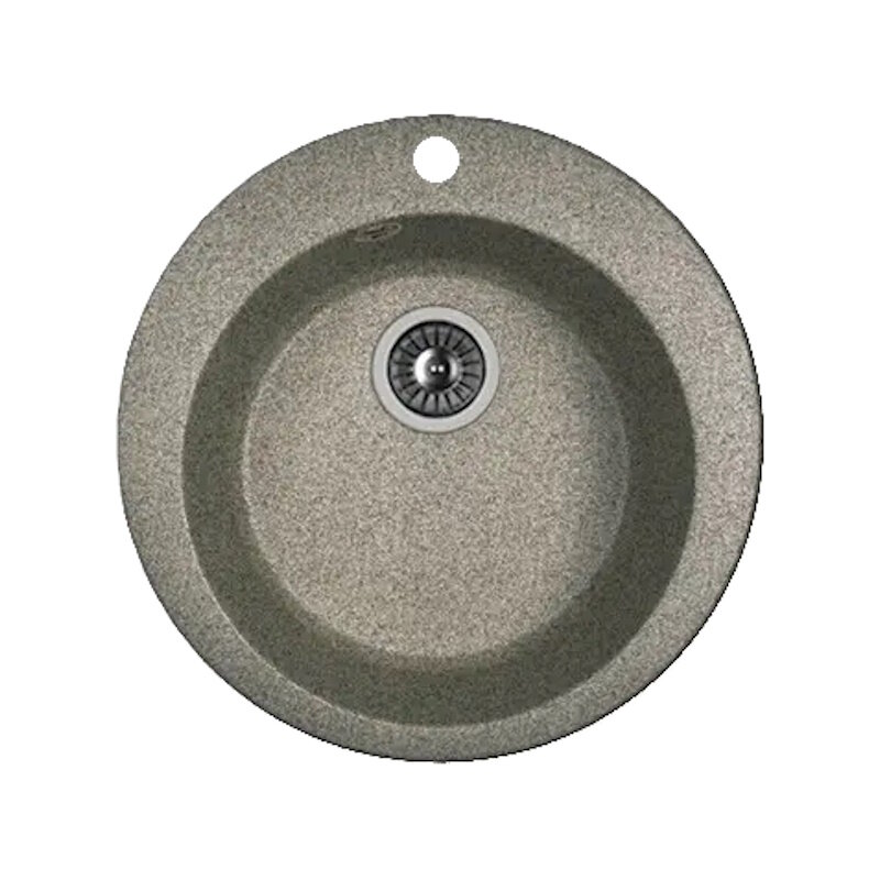 Изображение товара Кухонная мойка Dr. Gans Гала 25.010.B0510.409 из литьевого мрамора, диаметр 51 см