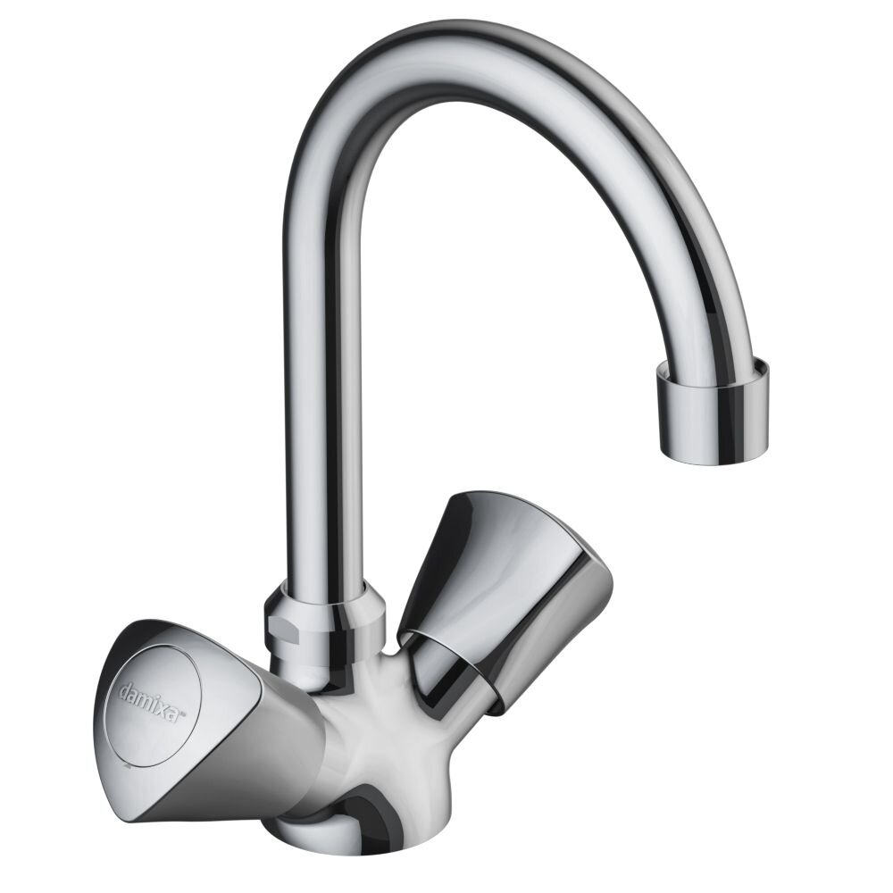 Изображение товара Смеситель для раковины RedBlu Damixa Object 340210000 хром поворотный 105 мм