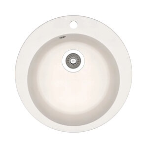 Изображение товара Кухонная мойка Dr. Gans Гала 25.010.B0510.401 51 см из литого мрамора белая