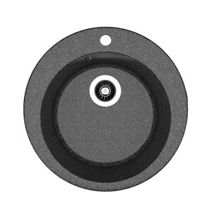 Изображение товара Кухонная мойка Dr. Gans Гала 25.010.B0510.407, 51 см, литьевой мрамор, черная