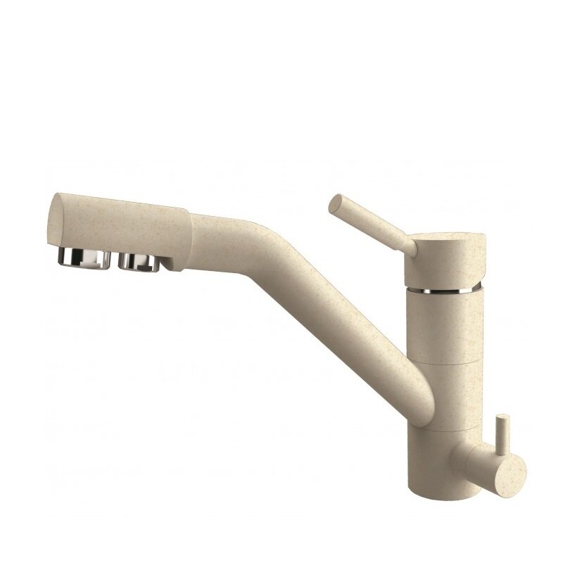 Изображение товара Смеситель для кухонной мойки Dr Gans Дуэт с подключением к фильтру латте