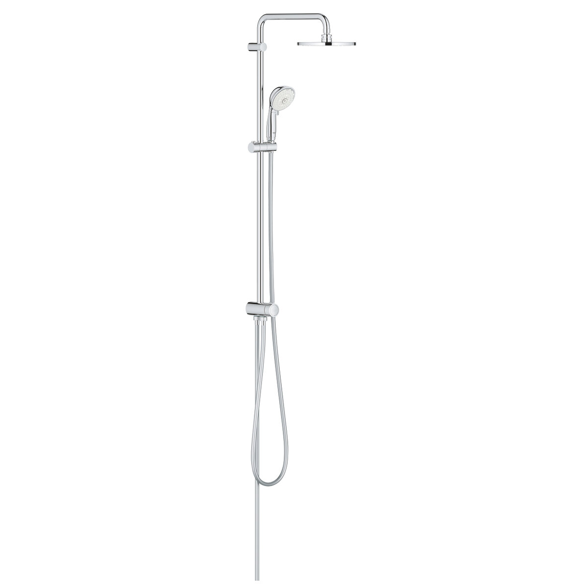 Изображение товара Душевой гарнитур Grohe New Tempesta Rustic 200 26454001 (26454000) с верхним душем и переключателем, 4 режима струи