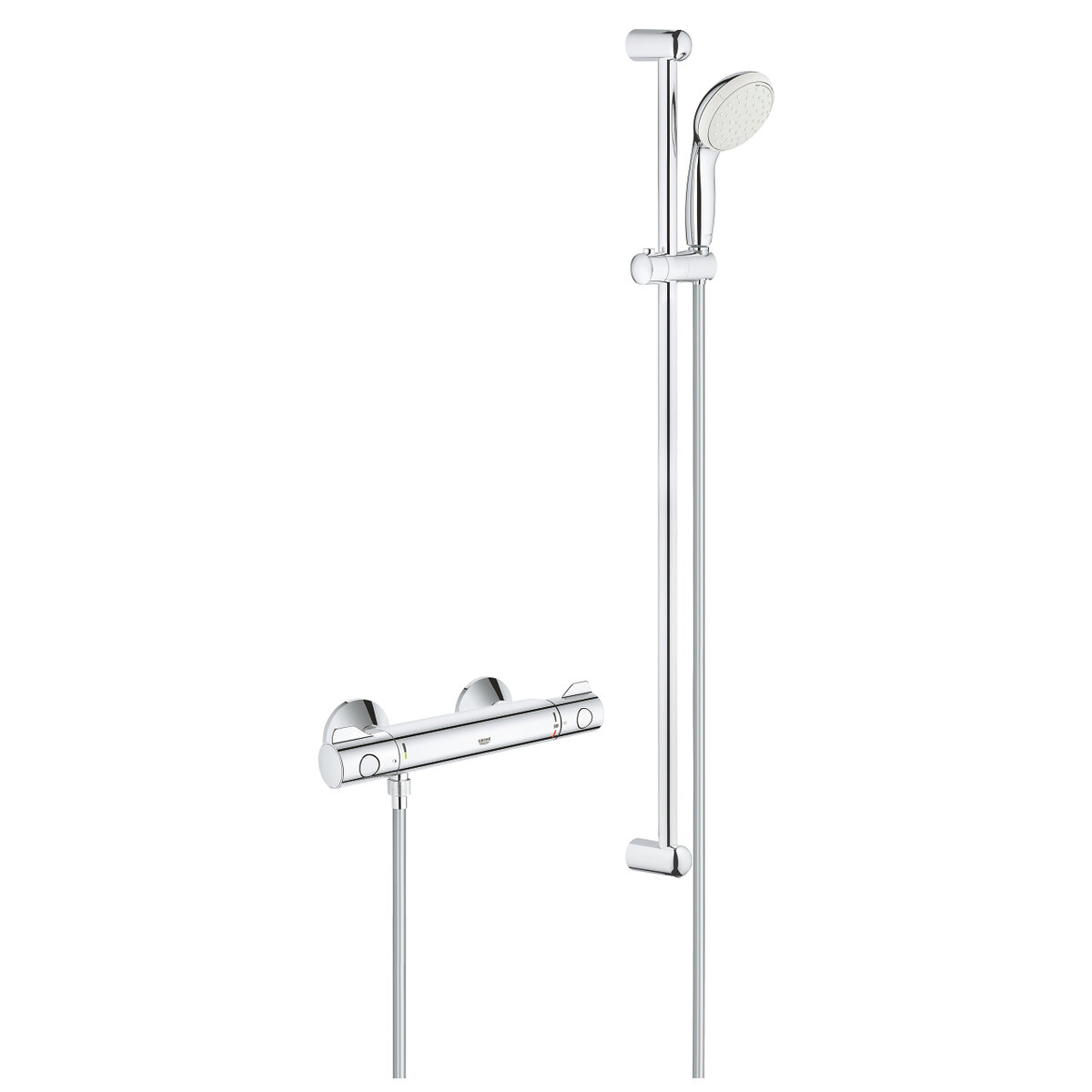 Изображение товара Термостат для душа Grohe Grohtherm 800 с душевым гарнитуром хром Германия