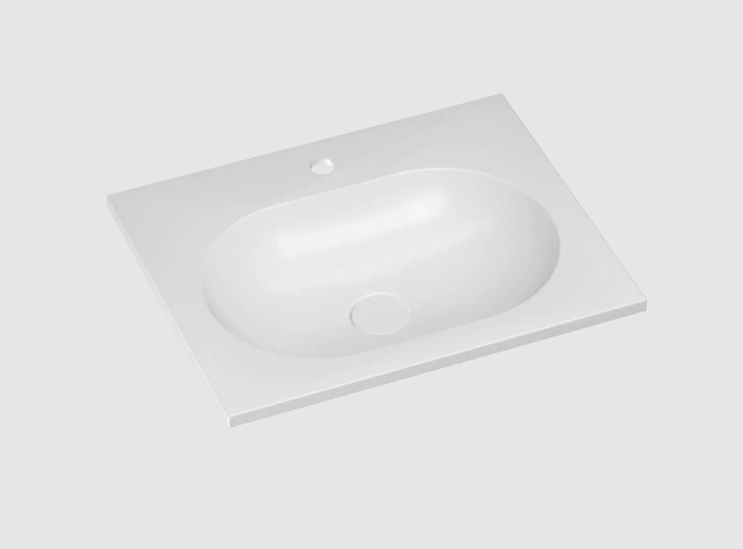 Изображение товара Раковая раковина Florentina Гавана 60 см из литьевого мрамора без перелива