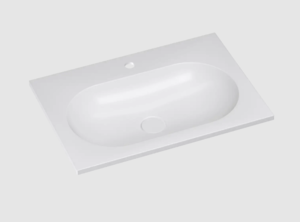 Изображение товара Раковина Florentina Гавана 10.260.00700.001, 70 см, литьевой мрамор Cast Marble, белая