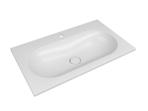 Изображение товара Раковина Florentina Гавана 80 см из литьевого мрамора белая