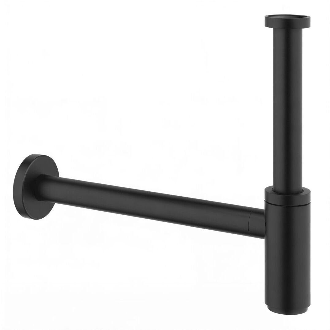 Изображение товара Сифон Grohe 29509KF0 фантомный черный для раковины, латунь Изображение товара Сифон Grohe 29509KF0 фантомный черный для раковины, латунь