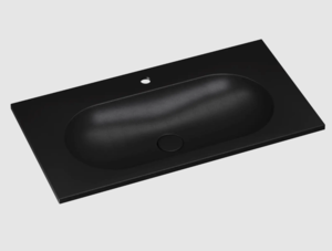 Изображение товара Раковина Florentina Гавана 10.260.00900.302, 90 см, кварцевый композит, антрацит