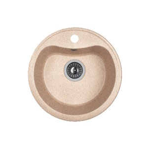 Изображение товара Кухонная мойка Dr Gans Дора 25.015.B0435.405 из искусственного мрамора, диаметр 43.5 см, круглая, м