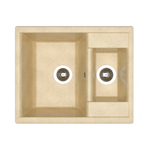 Изображение товара Мойка кухонная Dr. Gans, Астра, 25.065.D0620.402, 62 см, литьевой мрамор, дюна