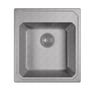 Изображение товара Кухонная мойка Dr. Gans Кардинал 45 см литой мрамор базальт современная встраиваемая