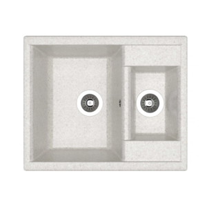 Изображение товара Кухонная мойка Dr. Gans Астра 620х510 из литьевого мрамора серого цвета
