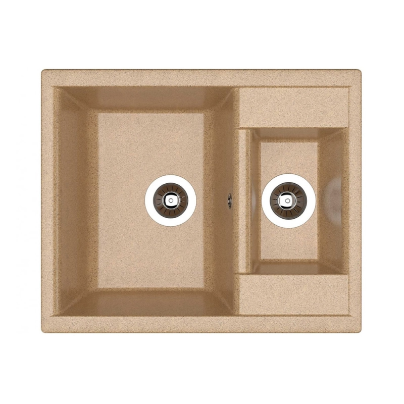 Изображение товара Кухонная мойка Dr. Gans Астра из литьевого мрамора 62 см оранжевая