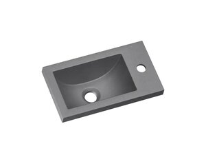 Изображение товара Раковина Florentina Гавана 10.360.00400.307, 40 см, кварцевый композит, правая, серый шелк