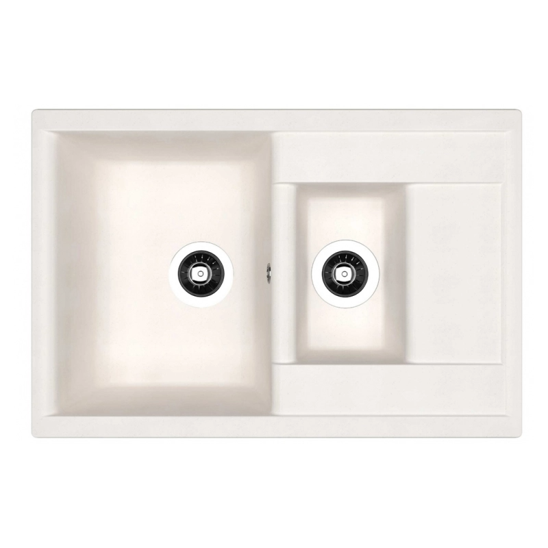 Изображение товара Кухонная мойка Dr. Gans Астра 76 см литьевой мрамор белая