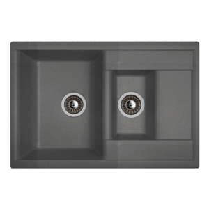 Изображение товара Кухонная мойка из литьевого мрамора Dr. Gans Астра 76 см серый