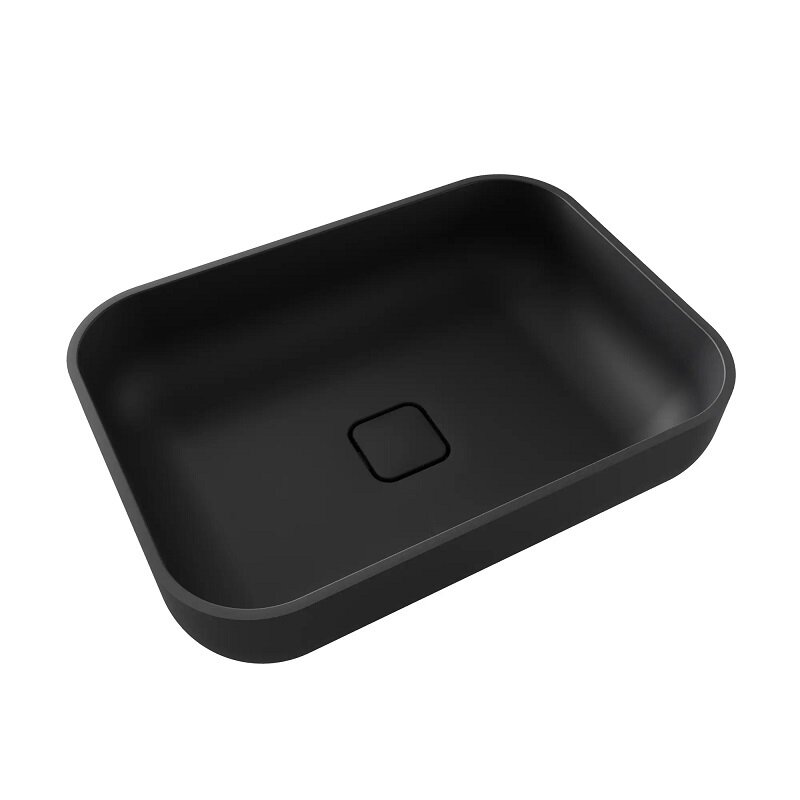 Изображение товара Раковина накладная Florentina Наоми 5540 55 см кварцевый композит антрацит