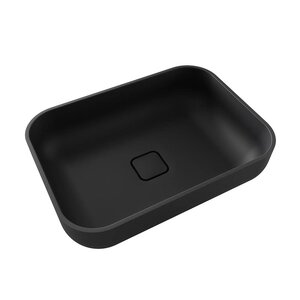 Изображение товара Раковина накладная Florentina Наоми 10.330.00550.302, 55 см, кварцевый композит, антрацит