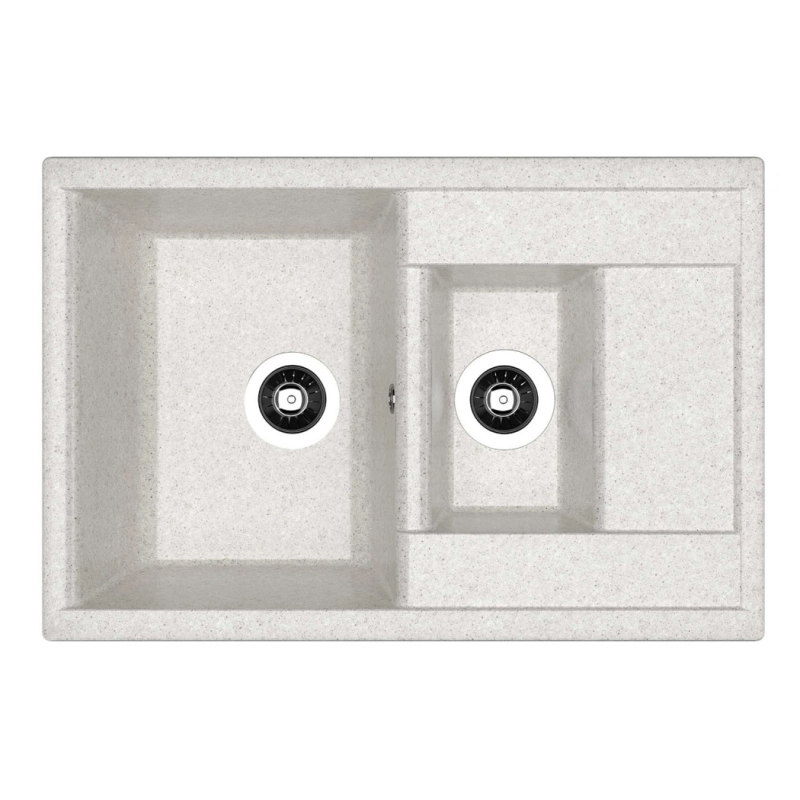 Изображение товара Кухонная мойка Dr. Gans Астра из литьевого мрамора 76 см с серым цветом