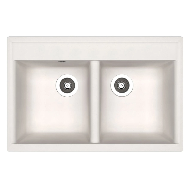 Изображение товара Мойка кухонная Dr. Gans, Астра, 25.060.E0780.401, 78 см, литьевой мрамор, белая
